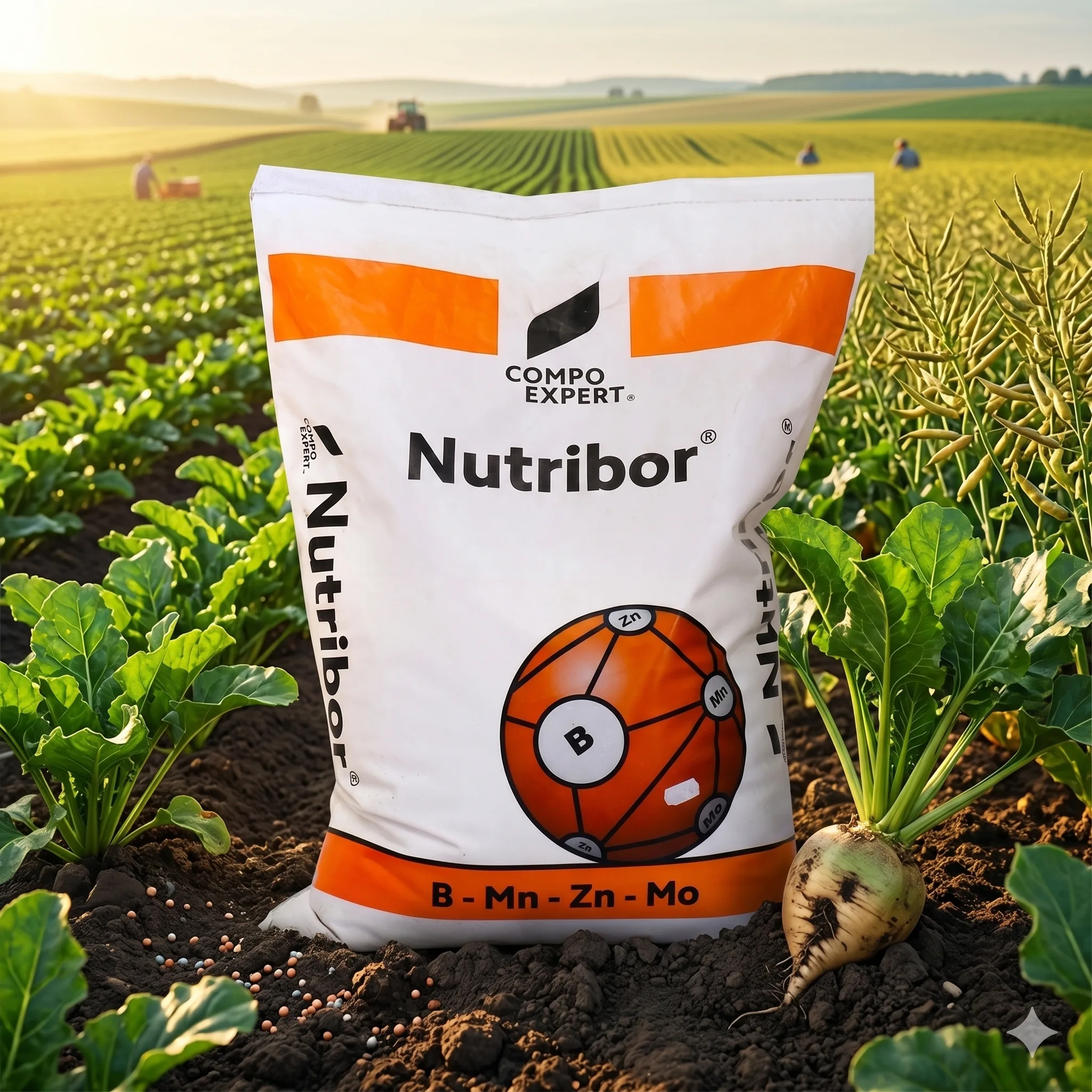 سماد نوتريبور 15 كجم (Nutribor) - العبوة الجامبو الاقتصادية لتثبيت العقد ورفع إنتاجية محاصيل السكر والزيوت