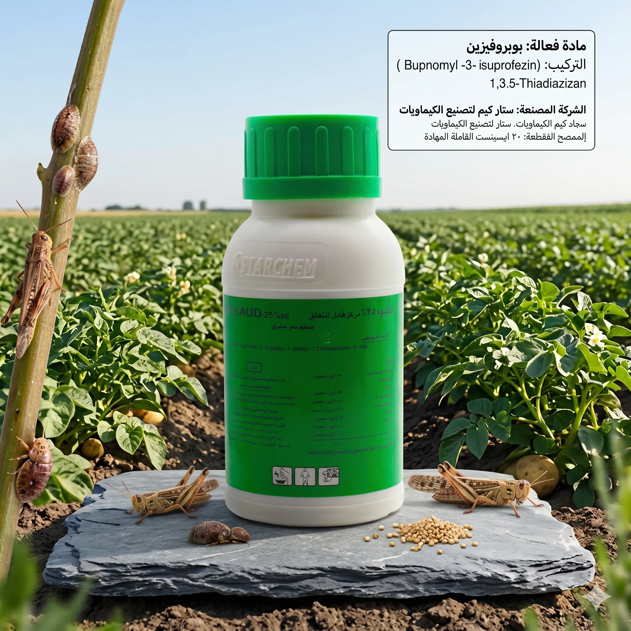 مبيد أبللود 300سم (Applaud 25% SC) - منظم النمو الياباني السيادي لتثبيط الكيتين وسحق أجيال الذبابة البيضاء والبق الدقيقي من "أجري كشك"