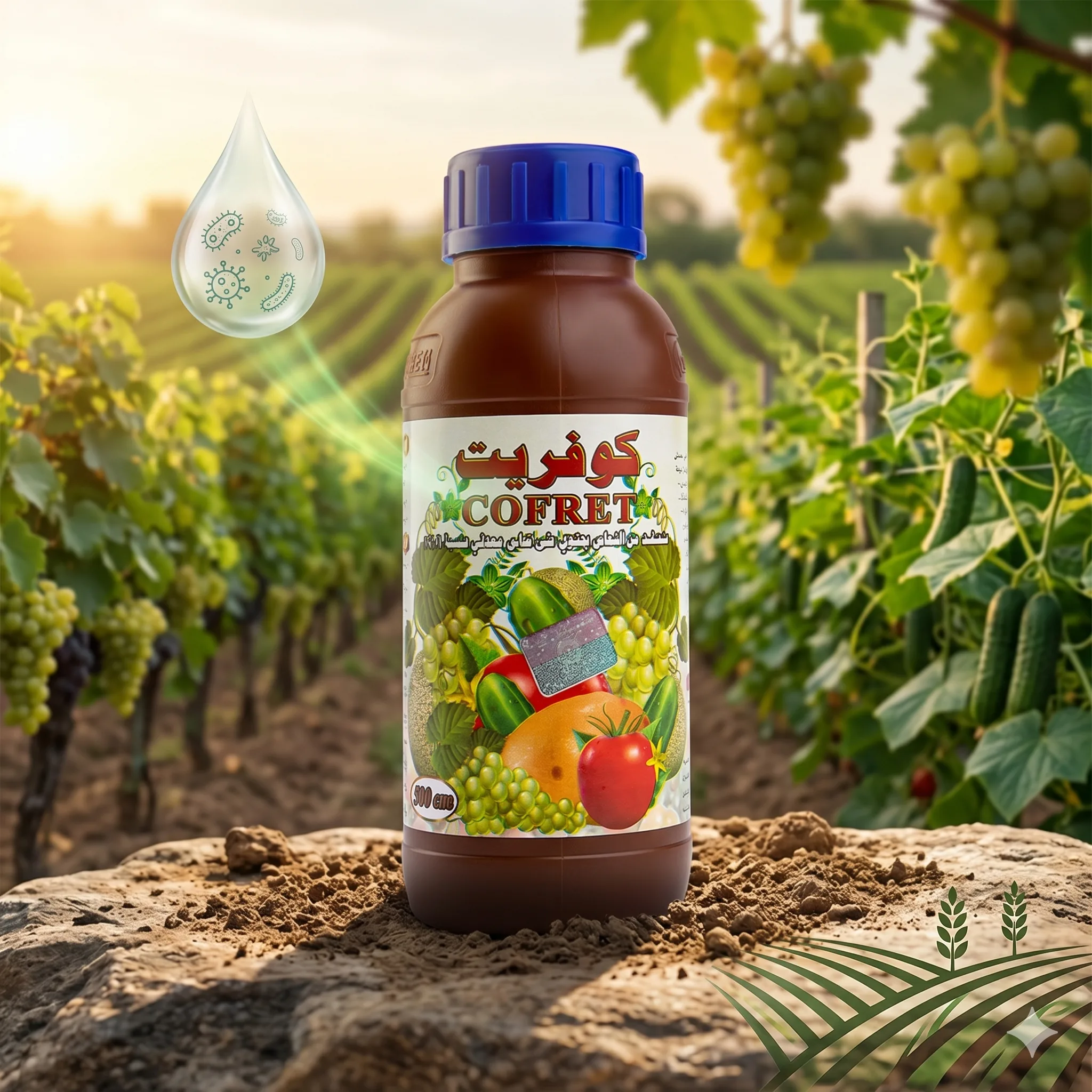 مركب كوفريت 1 لتر (Cofret) - التكنولوجيا الإسبانية الفريدة للنحاس السائل المغذي والعلاجي