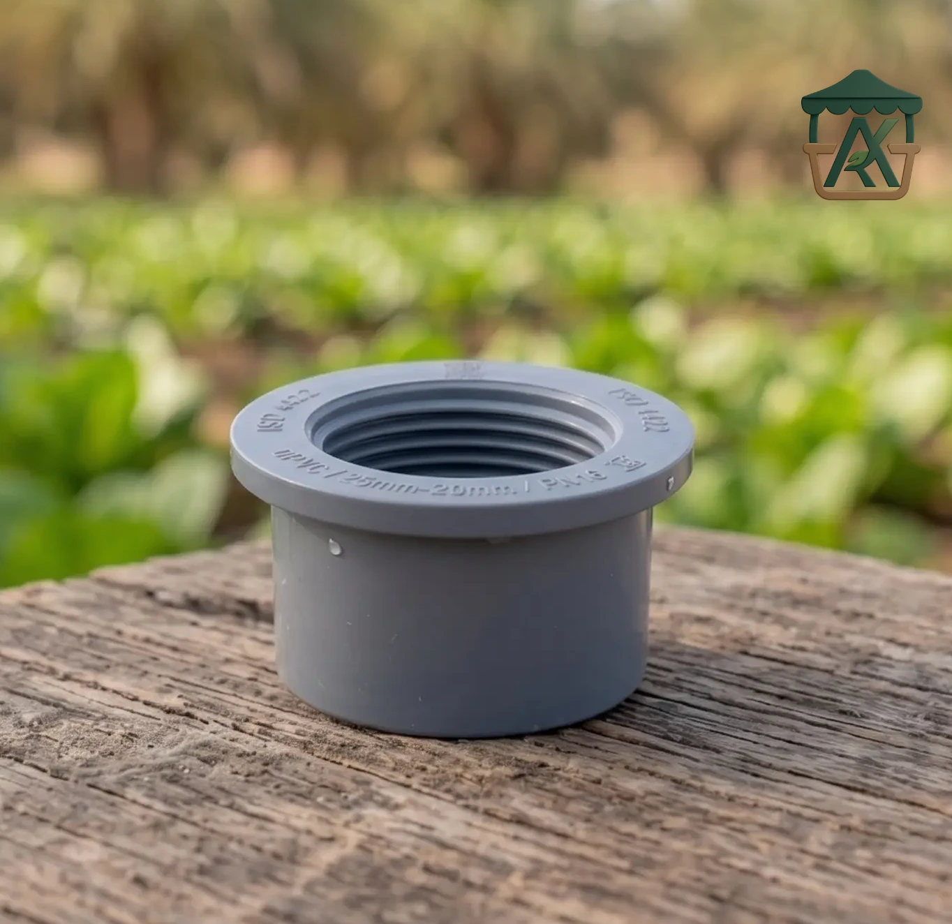 جلبة بسن داخلي يو بي في سي (uPVC Female Threaded Adaptor / Socket) - نظم الربط الانتقالي الهجين لشبكات الري المطور من "أجري كشك"