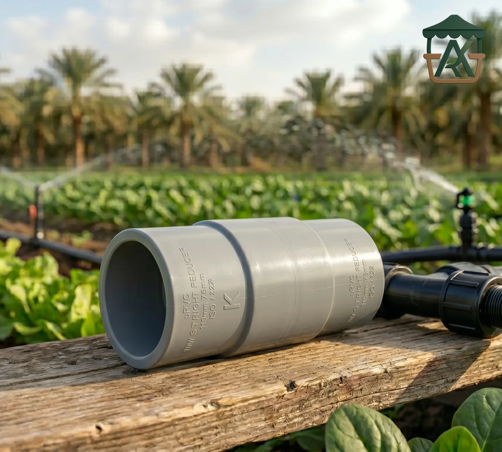 مسلوب حقن يو بي في سي ضغط (uPVC Injection-Molded Reducer) - نظم تخفيض الأقطار السيادية لشبكات الري المطور من "أجري كشك"