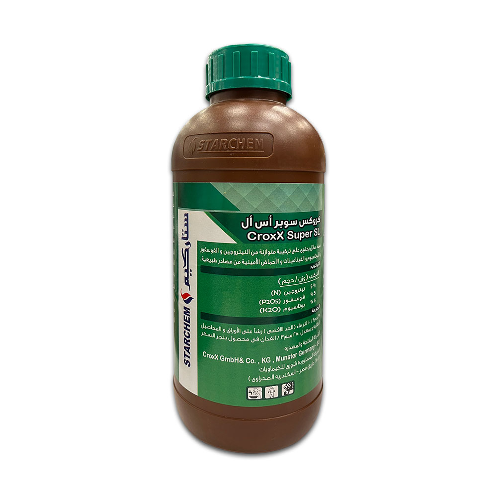 مركب كروكس سوبر إس إل 1 لتر (Crox Super SL) - منشط النمو الحيوي الألماني المتوازن ومحطم الإجهادات المناخية الأربعة من "أجري كشك"